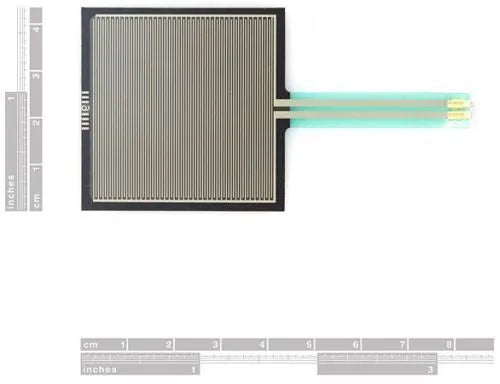 Technical Specifications of Force Sensitive Resistor for Arduino - SunRobotics | www.sunrobotics.in