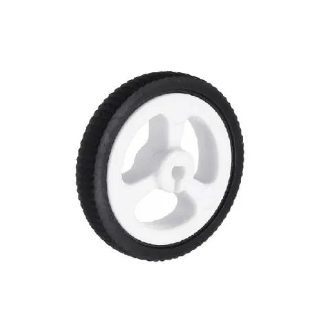 White 3PI miniQ Car Wheel Tyre 34mm for N20 Motor - SunRobotics | www.sunrobotics.in