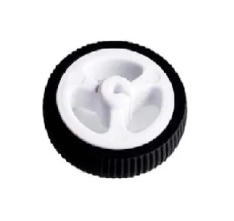White 3PI Wheel Tyre datasheet mini car wheel - SunRobotics | www.sunrobotics.in