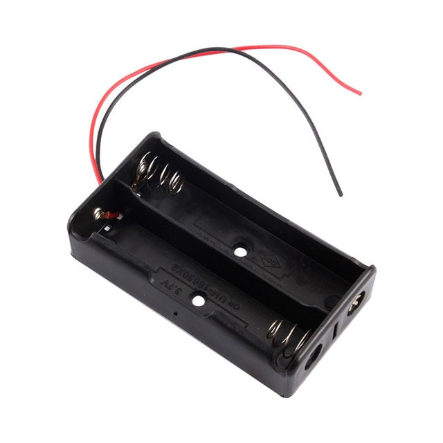 18650 Battery Holder Case with leads - SunRobotics | www.sunrobotics.in