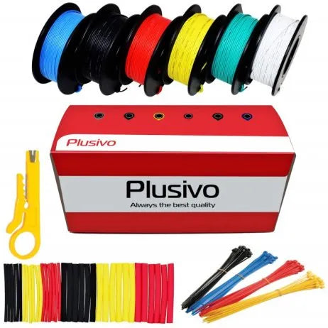 Colorful Stranded Wire Kit - Datasheet Included - SunRobotics | www.sunrobotics.in