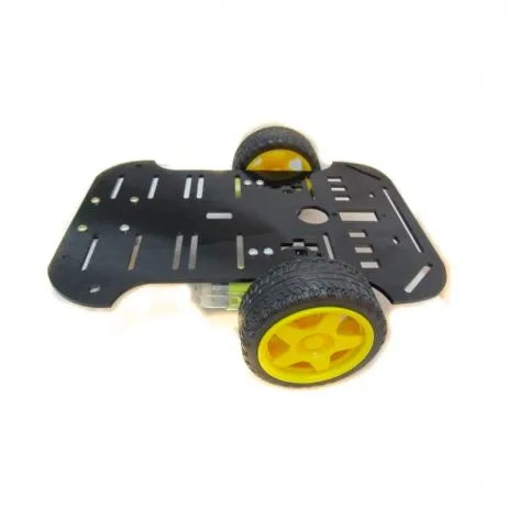 Robot Smart Car Chassis-Black - SunRobotics | www.sunrobotics.in
