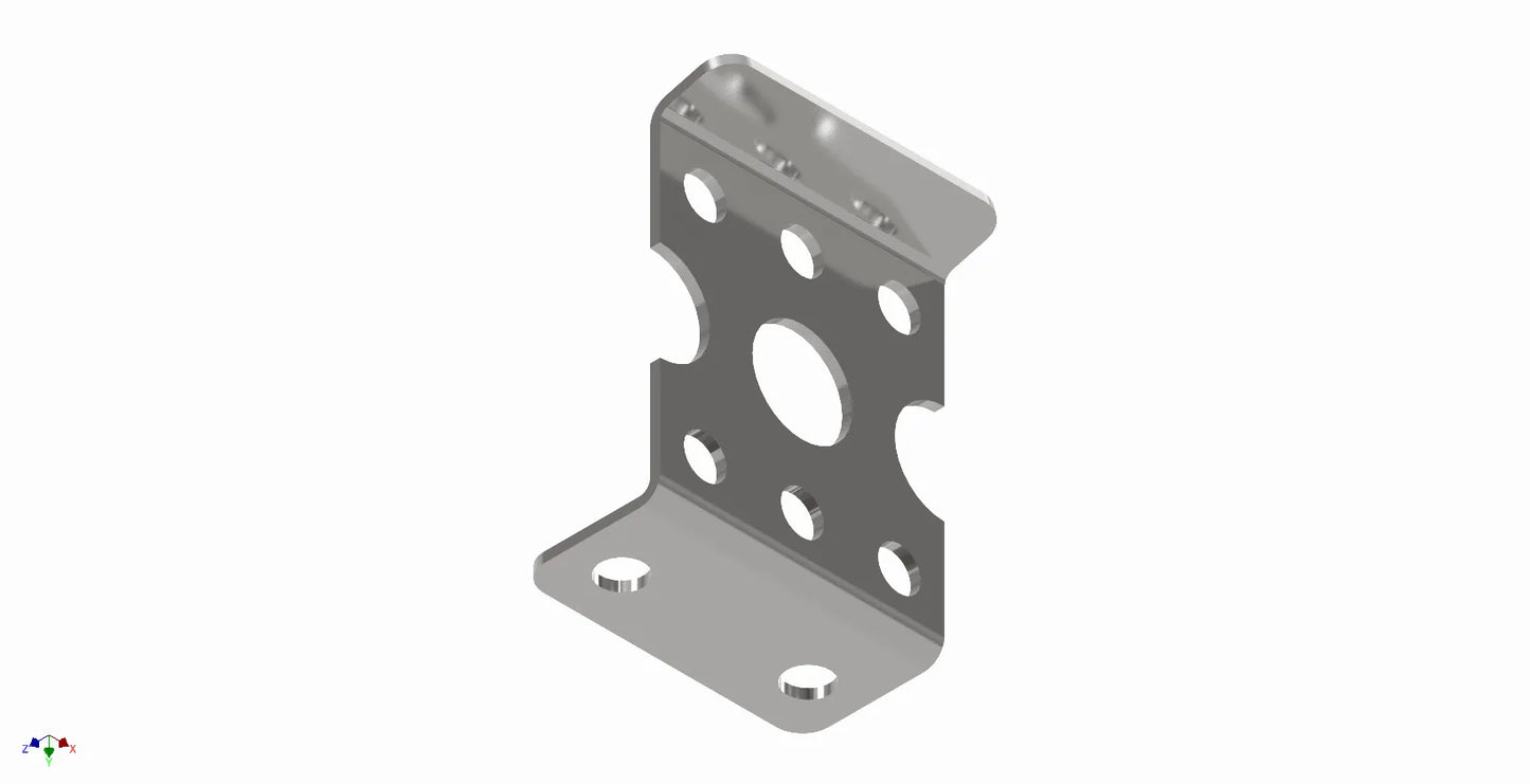 BO Motor Clamp - Mounting Clamp for BO Motor (Silver)