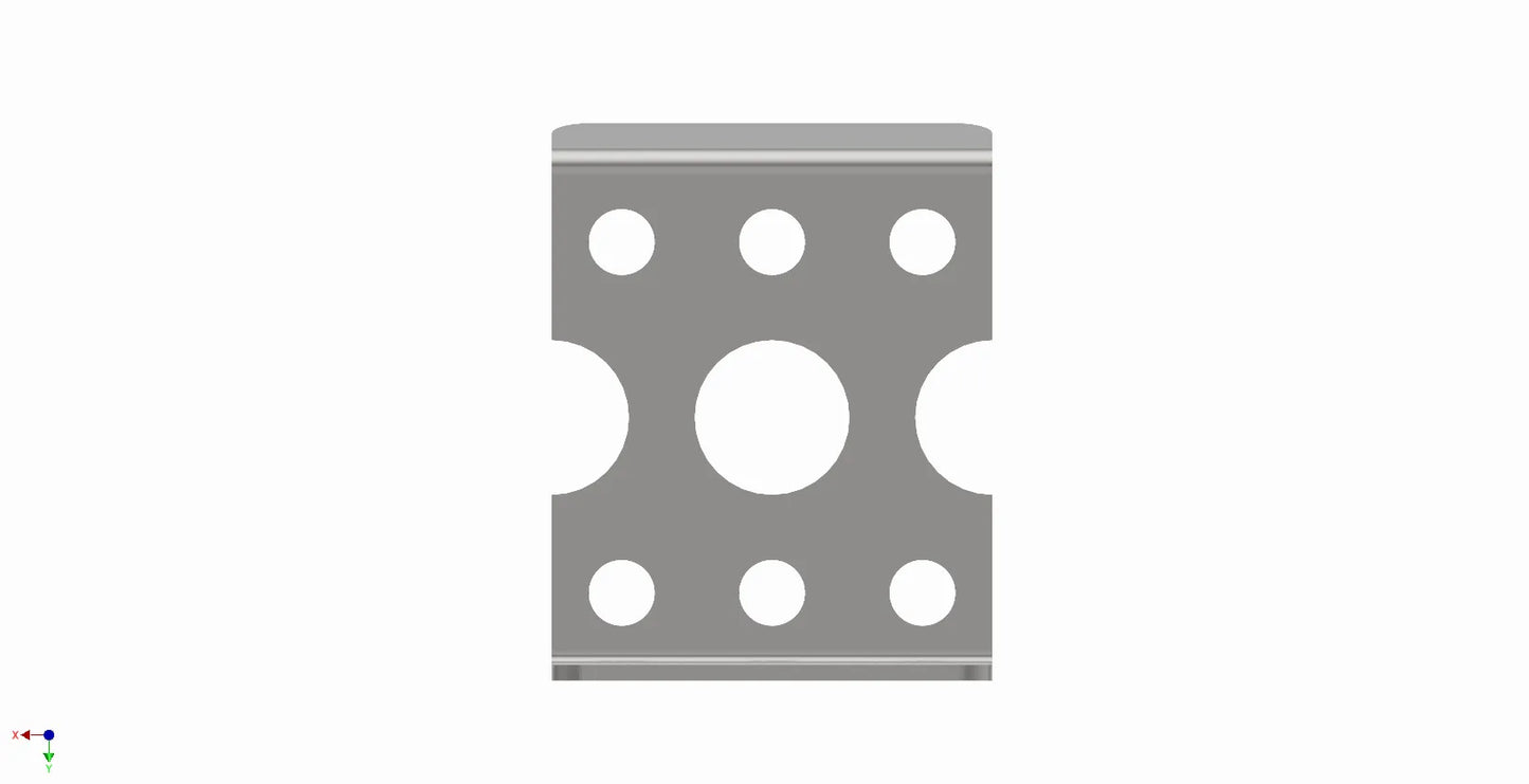 BO Motor Clamp - Mounting Clamp for BO Motor (Silver)