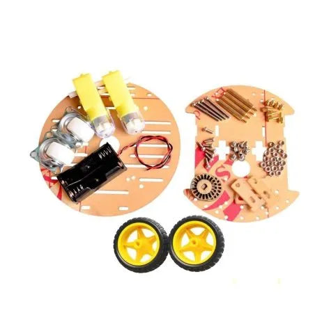 Smart Robot Assembly Kit with Technical Schematic - SunRobotics | www.sunrobotics.in
