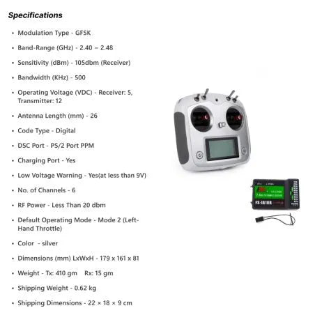 Flysky RC touch control setup - SunRobotics | www.sunrobotics.in