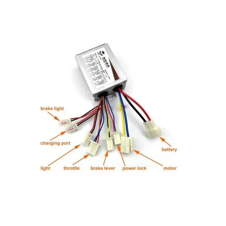 Datasheet, Schematic of Yalu 36V 450W Electric Bike Controller - SunRobotics | www.sunrobotics.in