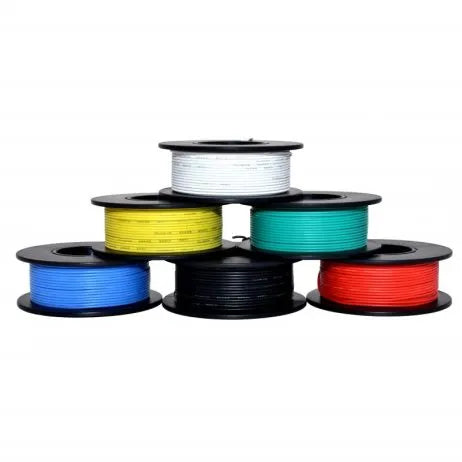 Color Coded Hookup Wires with Heat Shrink Tubes - SunRobotics | www.sunrobotics.in