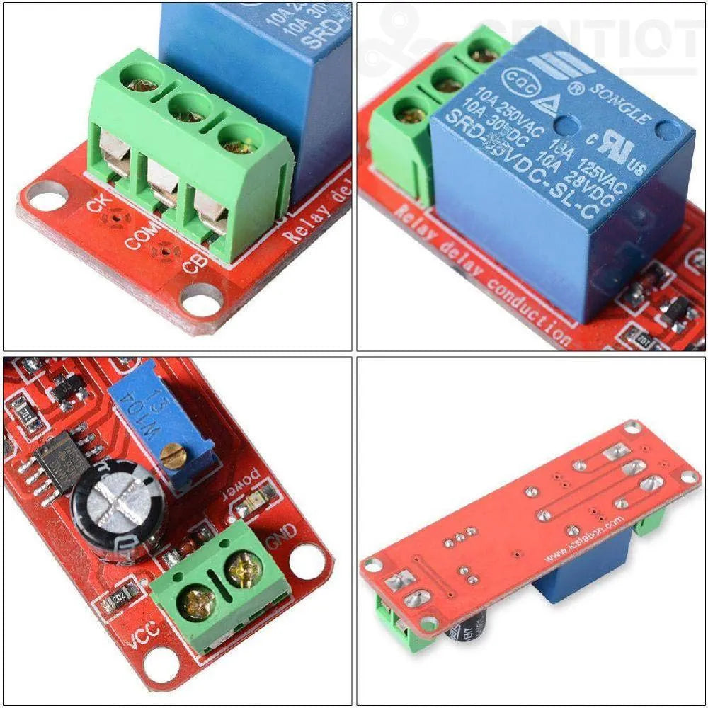 5V Delay Timer Monostable Switch Relay Module NE555 Oscillator - SunRobotics