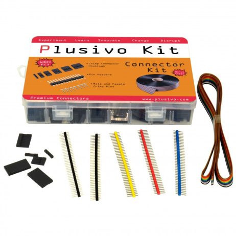 Plusivo Kit with Storage Box, Multi-color Headers - SunRobotics | www.sunrobotics.in