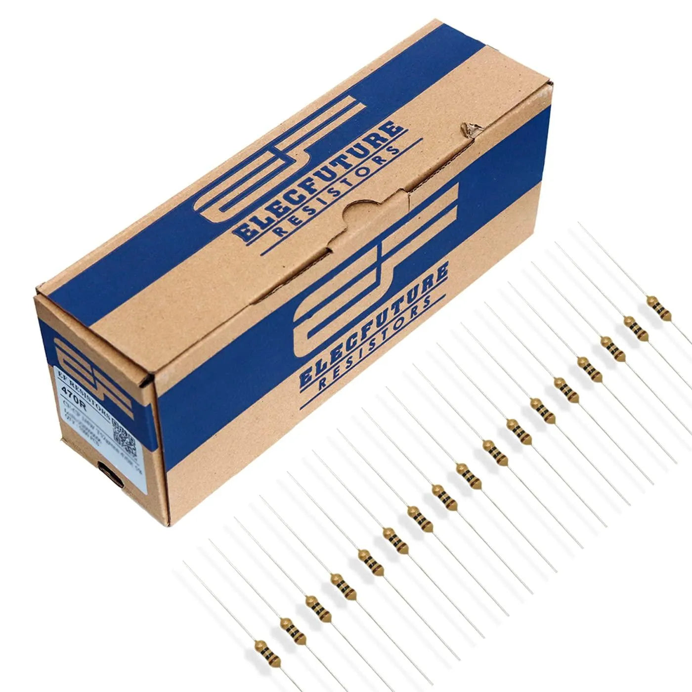470 Ohm 5% - 0.25W Metal Film Resistor (Pack of 10)