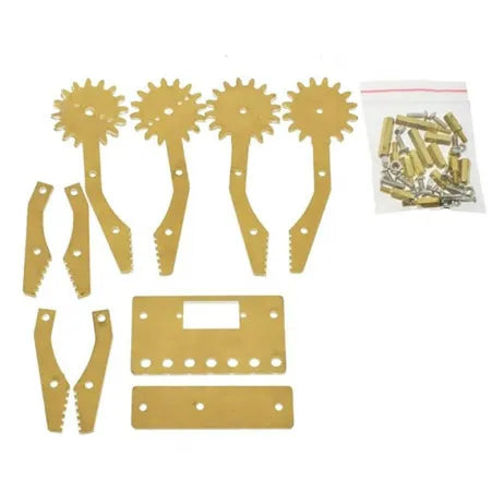 DIY Acrylic Robot Manipulator Mechanical Arm Kit with Robotics Gripper - SunRobotics | www.sunrobotics.in