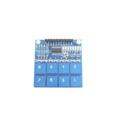 TTP226 8-way Capacitive Touch Switch Module - SunRobotics | www.sunrobotics.in