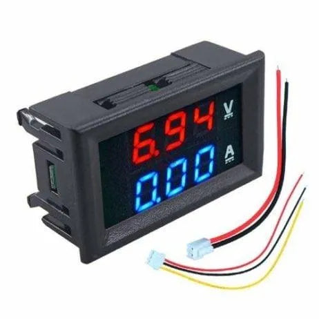 0.28 inch digital voltmeter ammeter with two-color blue and red display - SunRobotics