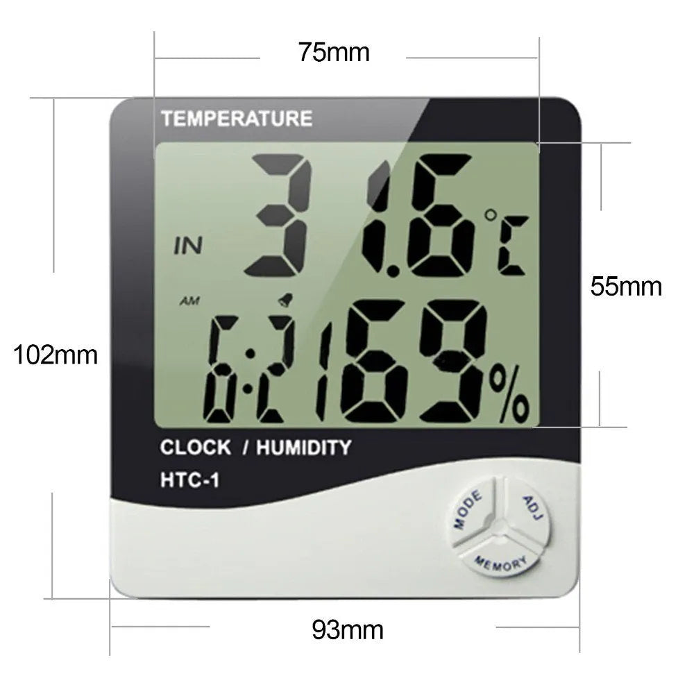 Indoor Temperature and Humidity Monitor Features - SunRobotics | www.sunrobotics.in