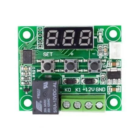 XH W1209 12V Digital Temperature Controller Module W/ Display and NTC Temp Sensor - SunRobotics | www.sunrobotics.in