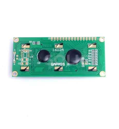 LCD1602 High Contrast LCD with Yellow Backlight - SunRobotics | www.sunrobotics.in