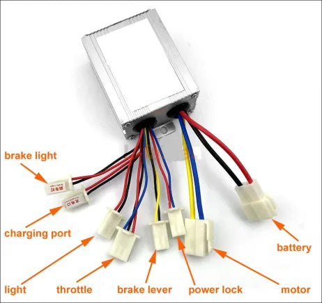 Yalu 24V 350W MY1016 EBIKE Brush Controller - SunRobotics | www.sunrobotics.in