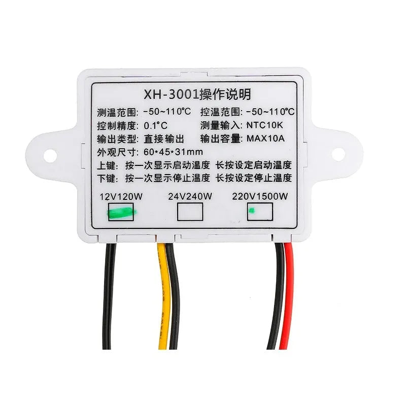 Digital Temperature Controller Datasheet - SunRobotics | www.sunrobotics.in