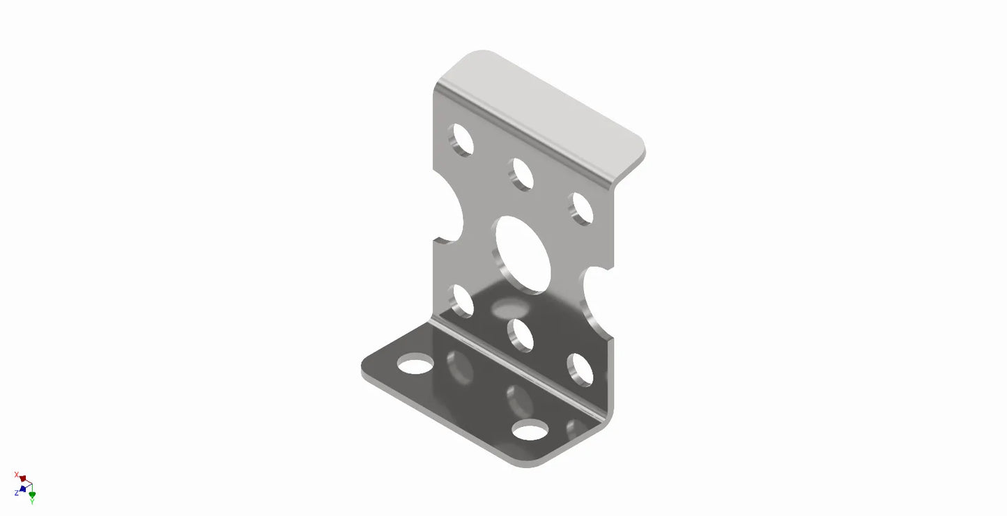 BO Motor Clamp - Mounting Clamp for BO Motor (Silver)