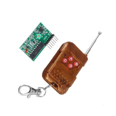 4 Channel Wireless Four Button RF Remote Control Transceiver Module - RF Remote Control