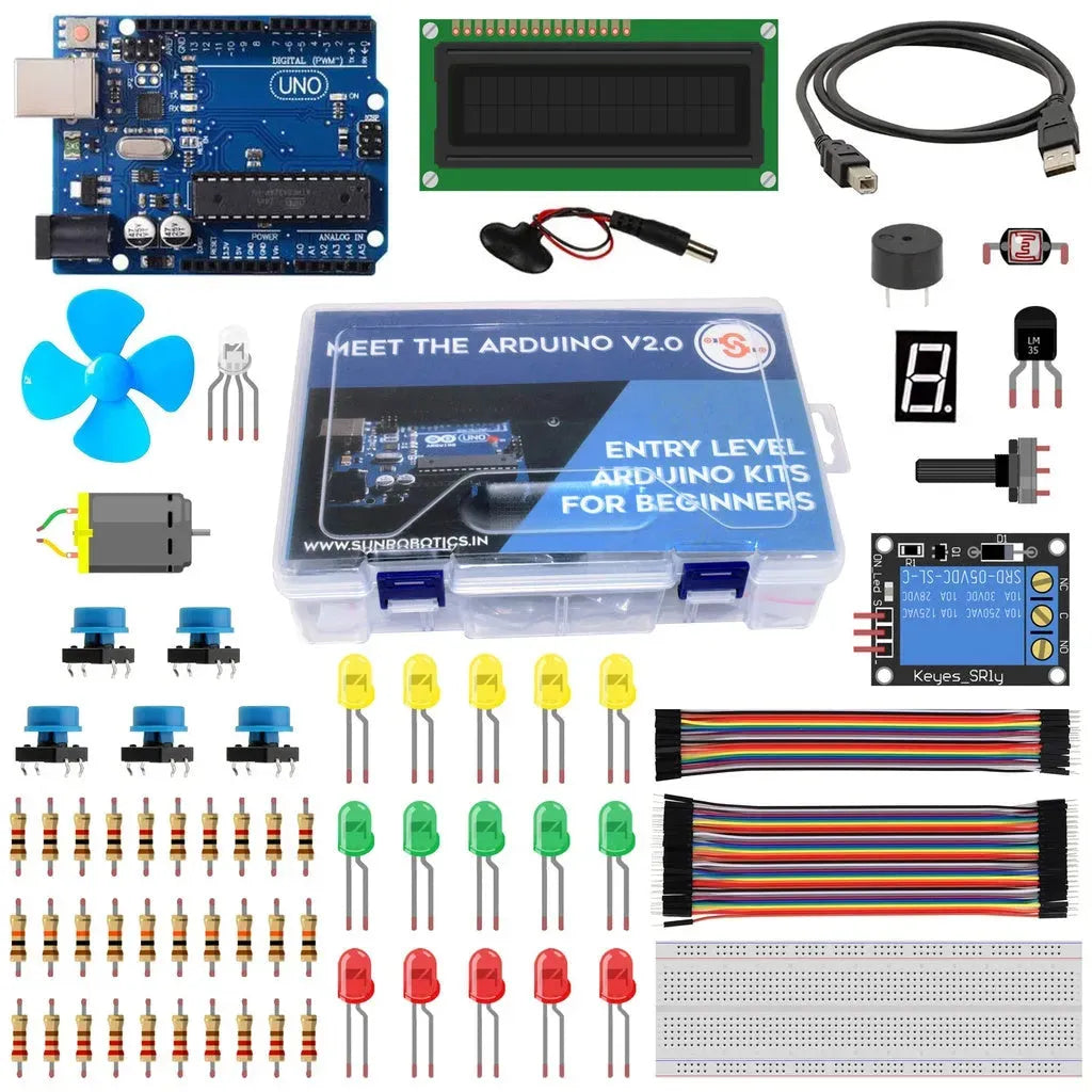 [9156] SunRobotics Meet The Arduino - Entry Level Arduino Kits For Beginners arduino for beginners - SunRobotics | www.sunrobotics.in