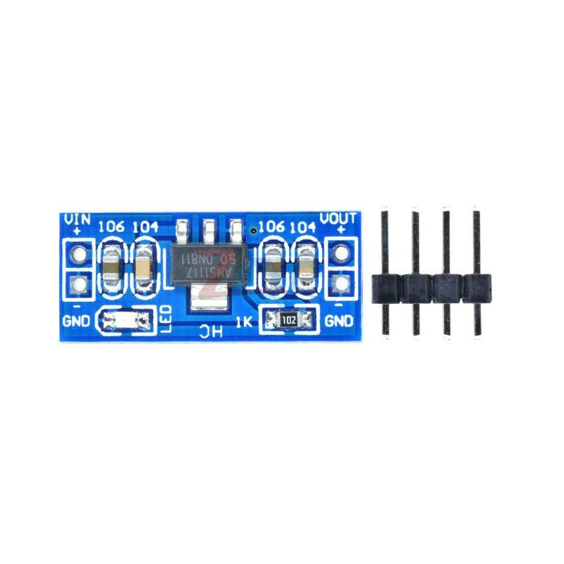 AMS1117 5V Step-Down Power Supply Module - SunRobotics | www.sunrobotics.in