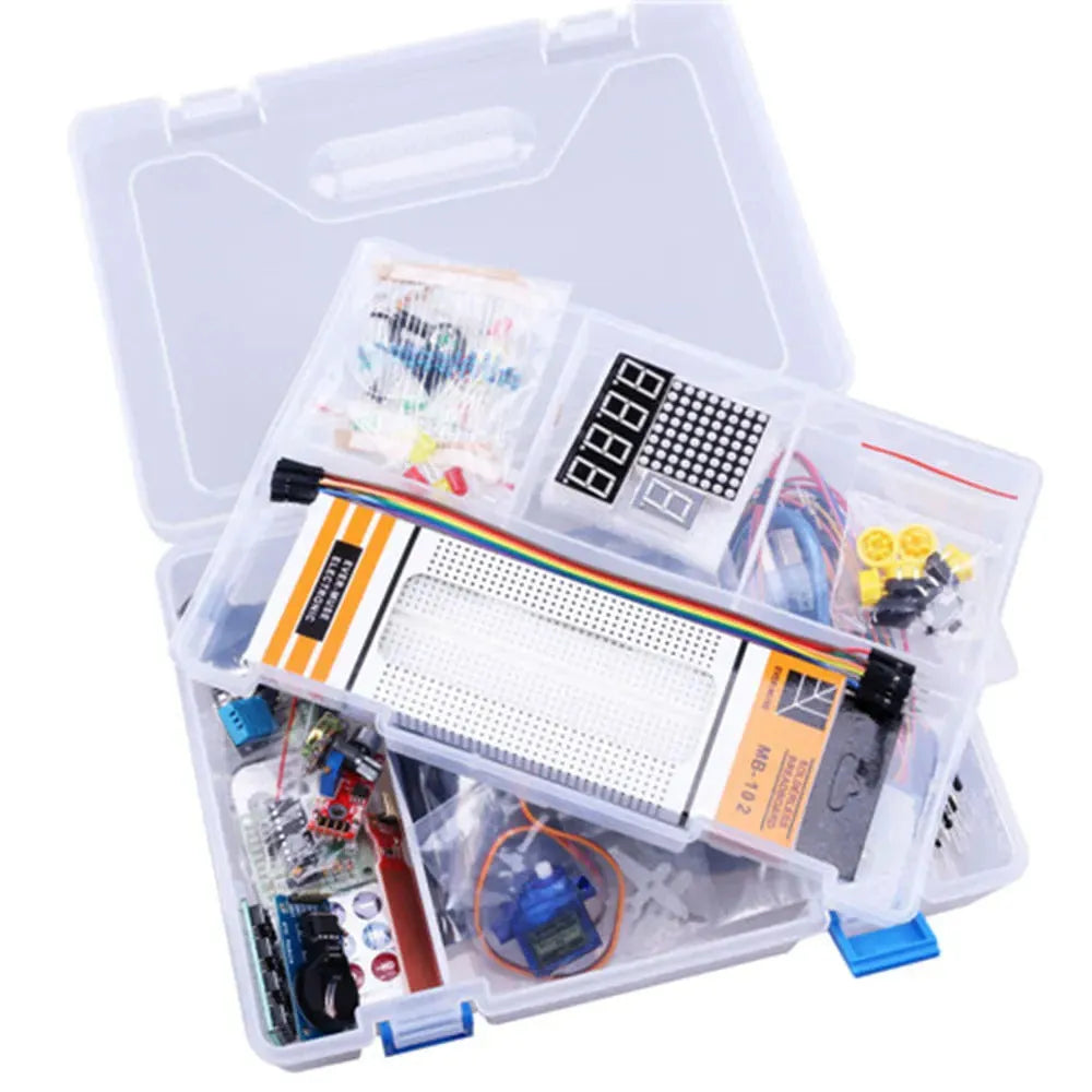 [1644] Arduino Uno R3 Compatible Upgraded Starter Learning Kit arduino kit, arduino board uno, arduino uno beginner kit - SunRobotics | www.sunrobotics.in