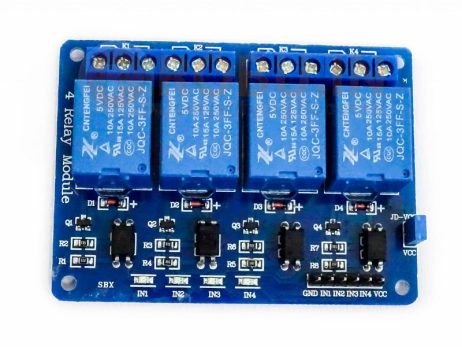 Buy Relay Module 4 Channel 5V For Arduino - SunRobotics