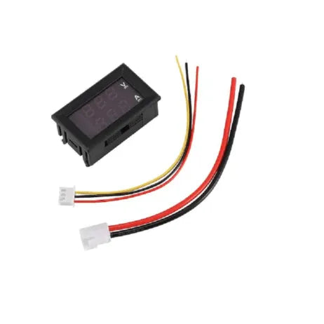 Compact DC voltmeter ammeter module with technical specifications, datasheet available - SunRobotics