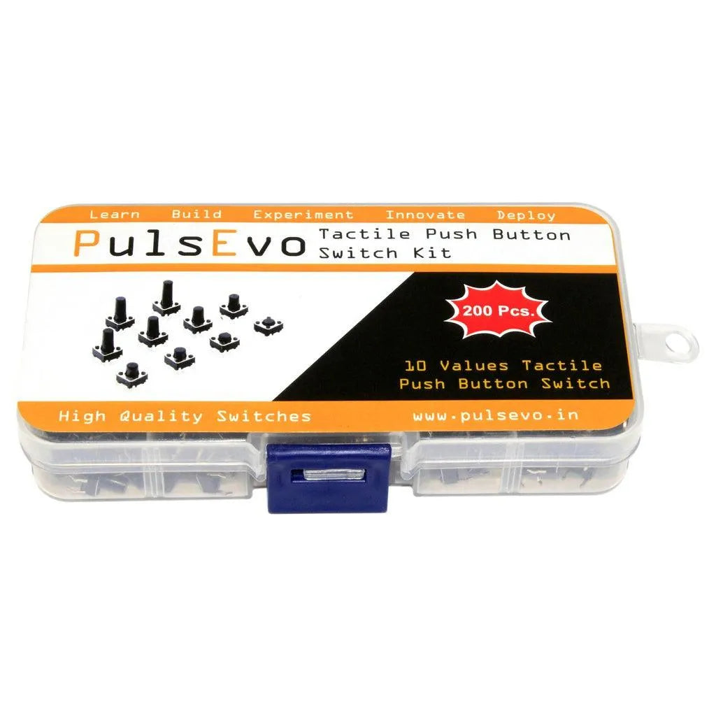 Push Button Switch Robotics Buy PulsEvo Tactile Push Button Kit (200pcs) - SunRobotics