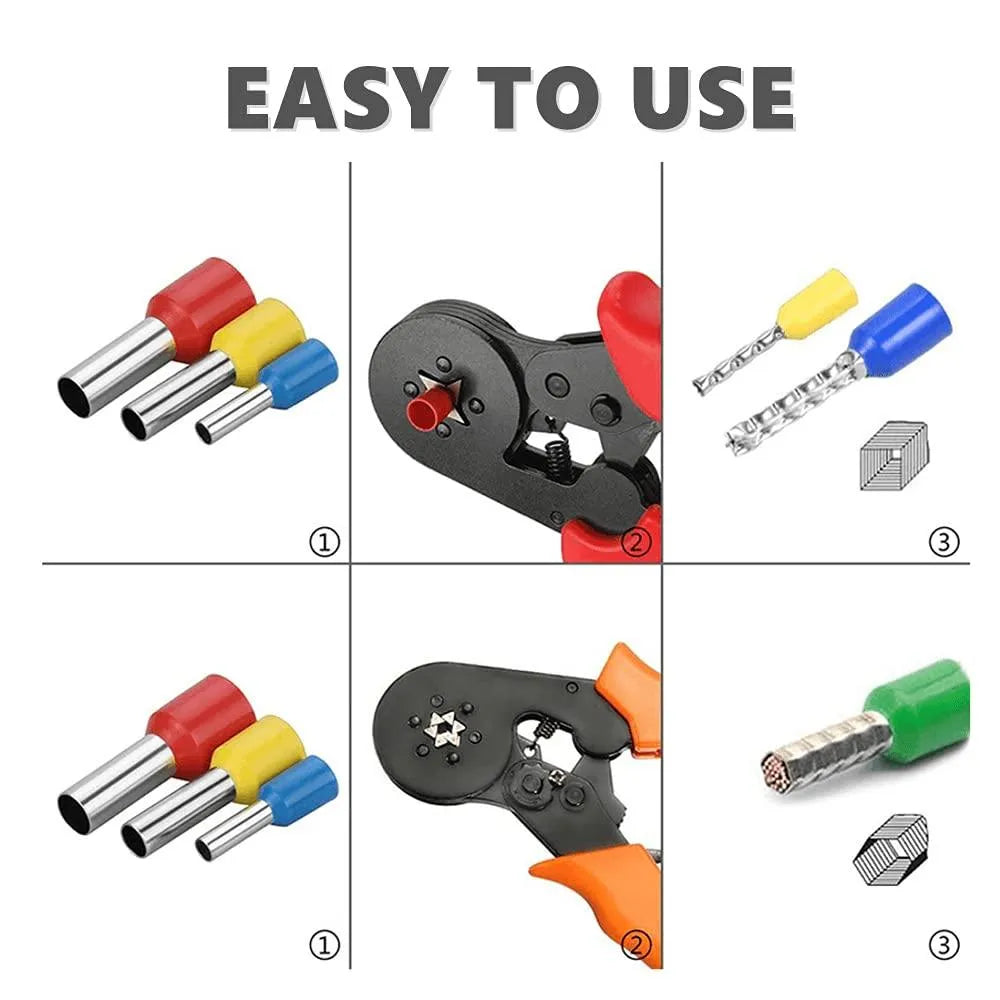 [9122] PulsEvo Wire Ferrule Crimp Connectors Kit Insulated Cord End Terminals electrical ferrule kit - SunRobotics | www.sunrobotics.in