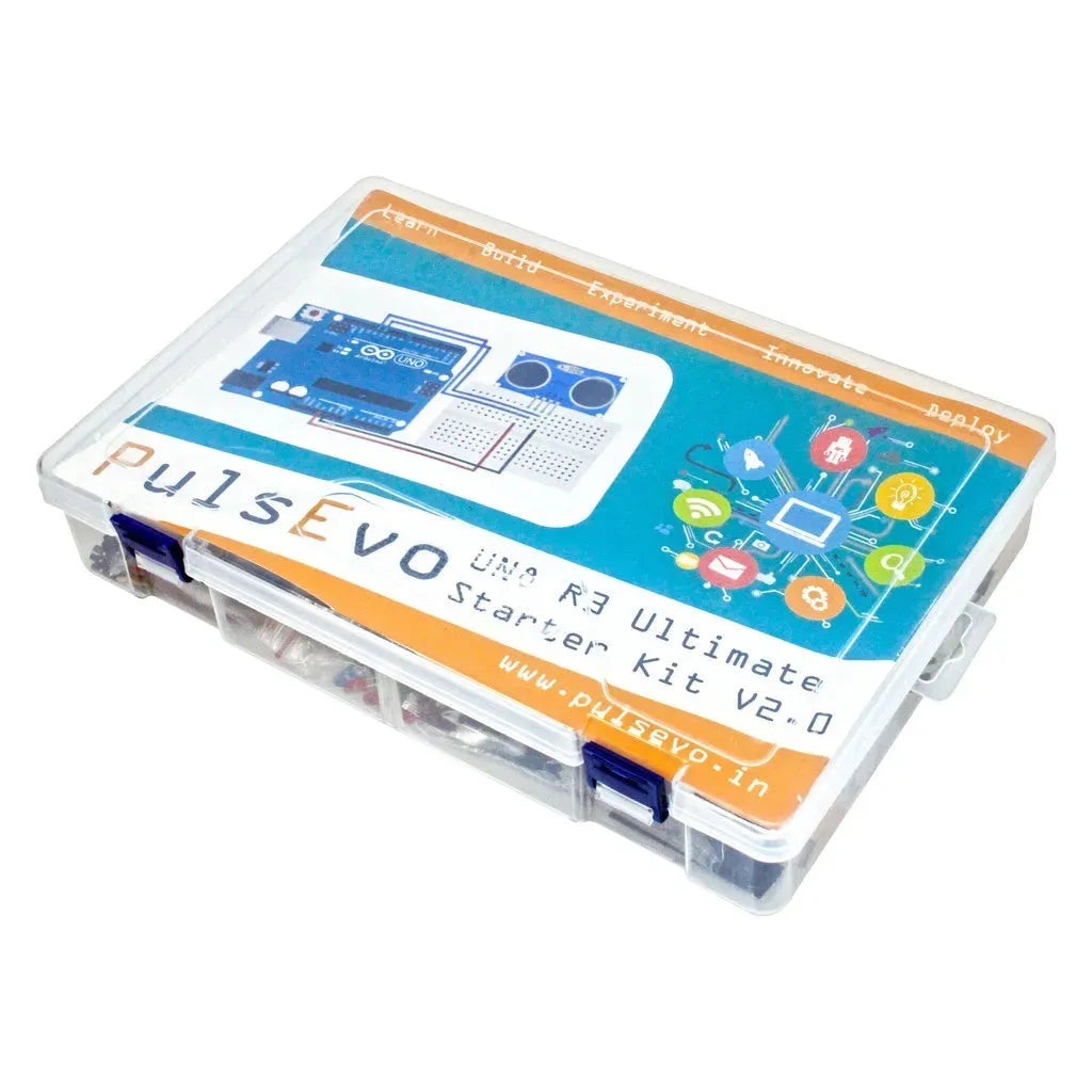 Buy Arduino Kit - PulsEvo UNO R3 Ultimate Starter Kit V2– SunRobotics