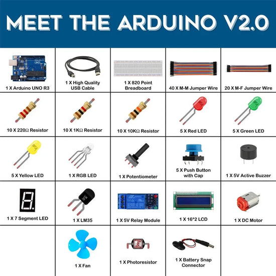 Arduino Generic Code Terms Buy Entry Level Arduino Kit Online at SunRobotics.in