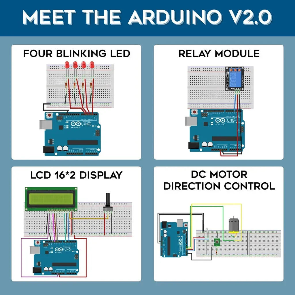 [9156] SunRobotics Meet The Arduino - Entry Level Arduino Kits For Beginners arduino kit, arduino board uno - SunRobotics | www.sunrobotics.in