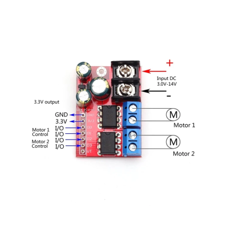 TA6586 motor driver schematic - SunRobotics | www.sunrobotics.in