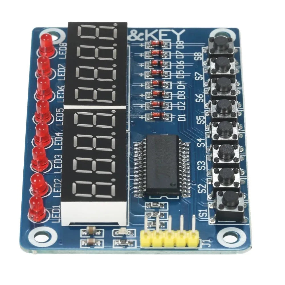 Digital Button Display Buy TM1638 Button Digital LED Display Module - SunRobotics