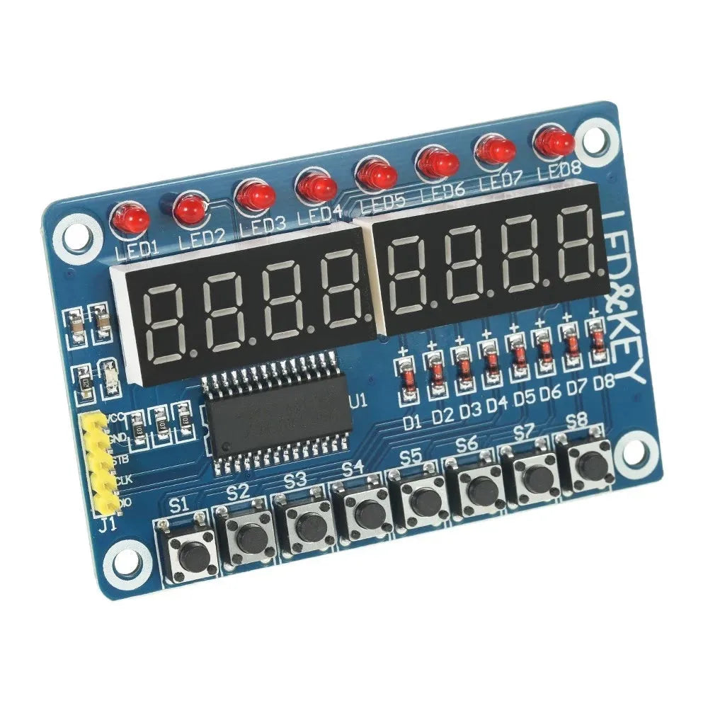 Digital Button Display Buy TM1638 Button Digital LED Display Module - SunRobotics