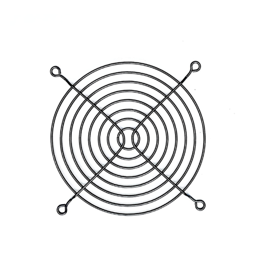 [3189] 80x80mm Stainless Steel Fan Grill - Main Part cooling fan grill - SunRobotics | www.sunrobotics.in