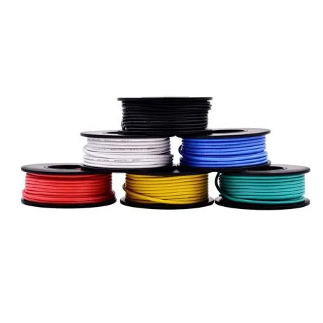 18AWG Hookup Wires with Flexible Silicone Insulation, 6 Colors - SunRobotics | www.sunrobotics.in