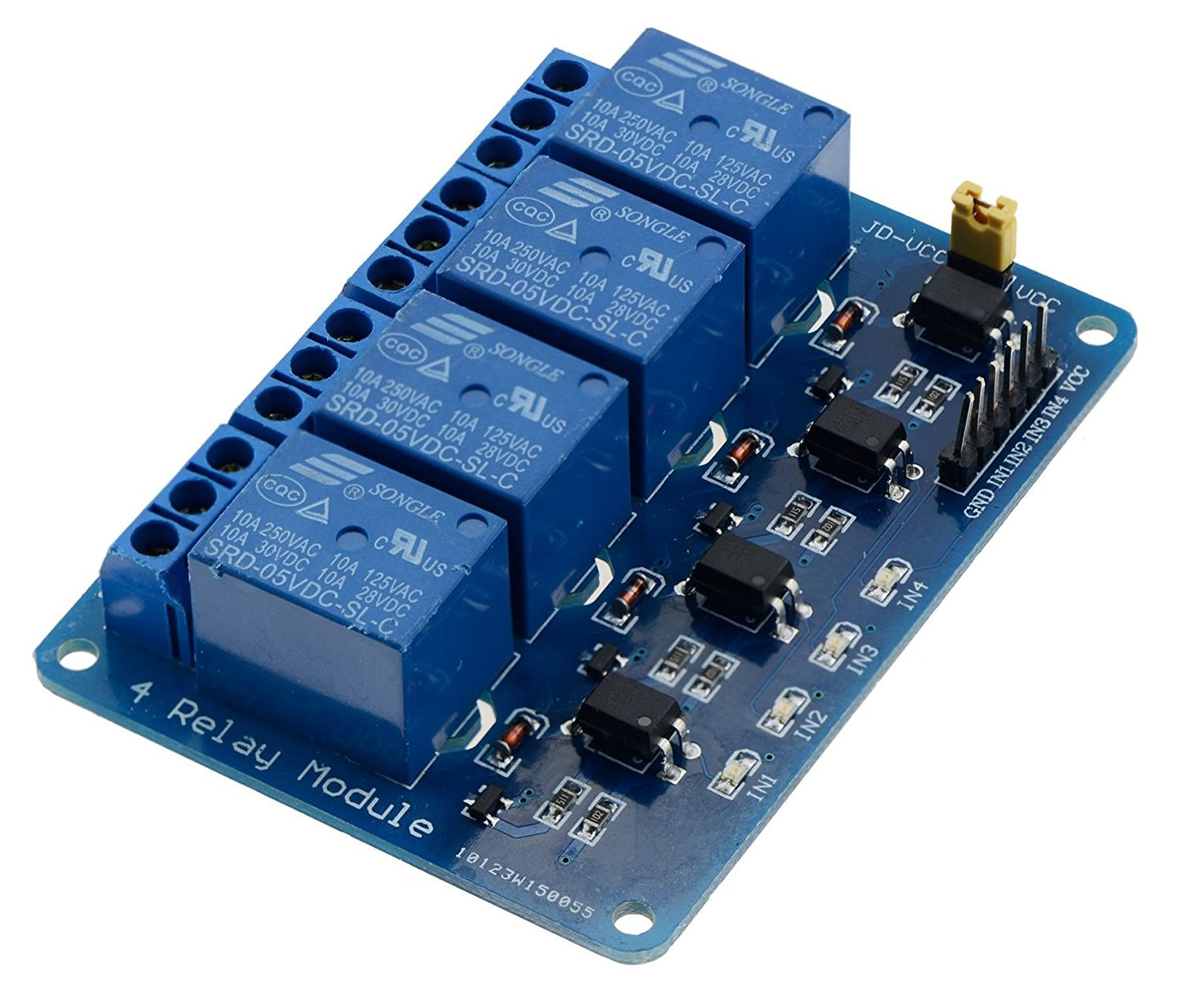 Datasheet for relay module with technical specification - SunRobotics | www.sunrobotics.in