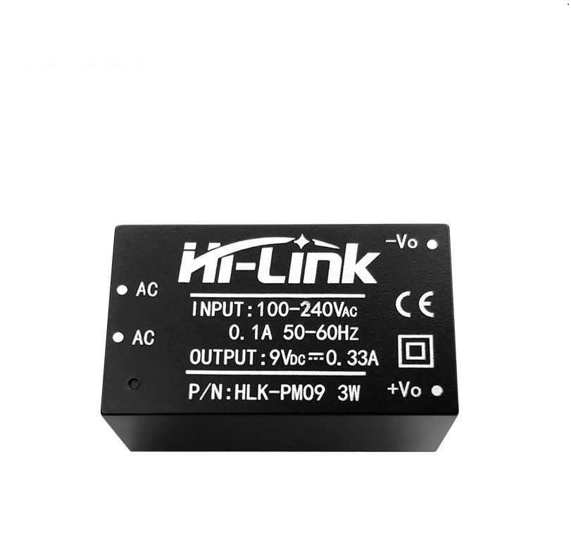 Hi Link HLK-PM09 Power Supply 220V to 9V 3W AC-DC Circuit Converter Module
