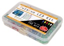 PulsEvo 3mm &amp; 5mm Diffused LED (750 Pcs) Assortment Kit With Bonus Resistor Pack
