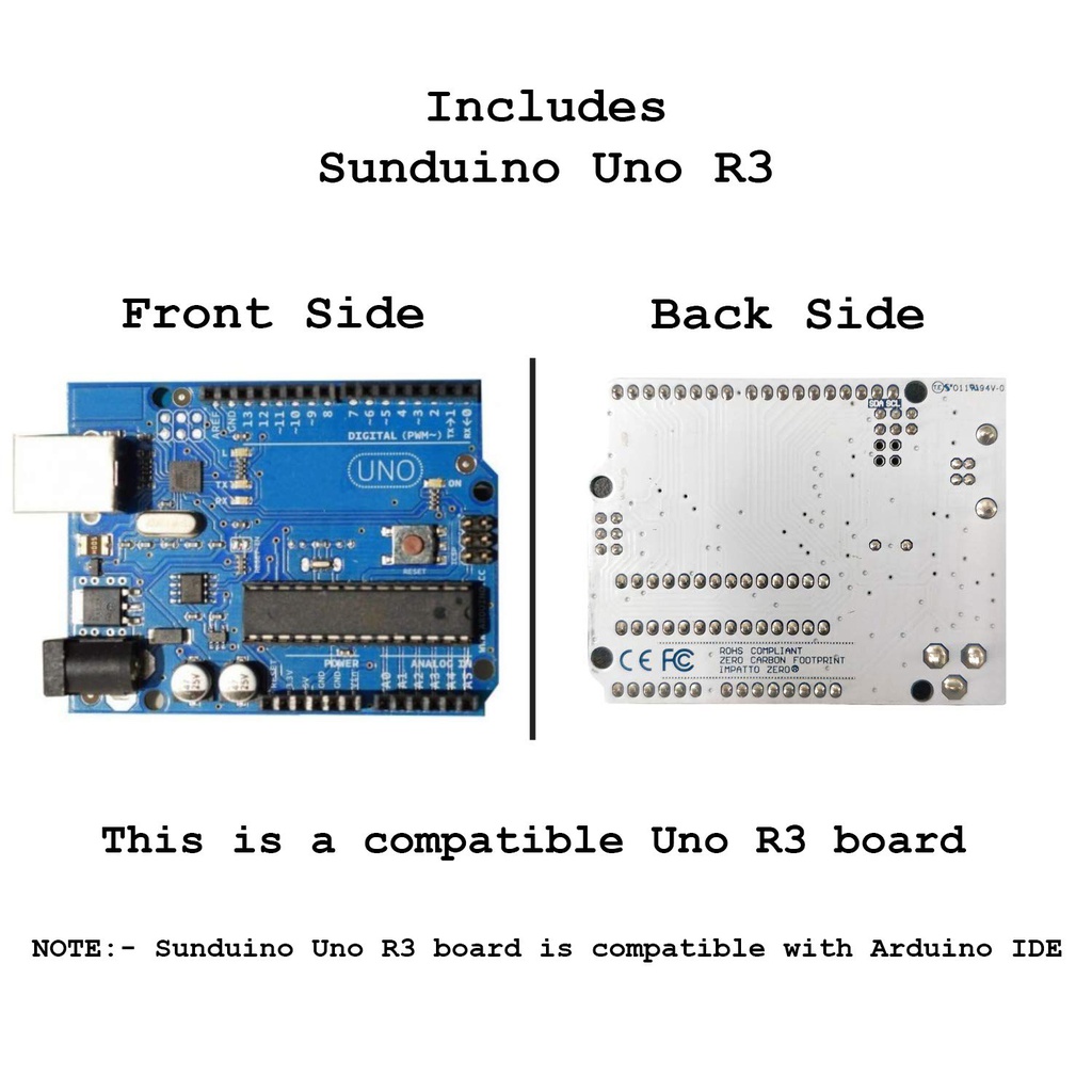 Handshaking with Arduino Basic Kit for Arduino Beginners By SunRobotics