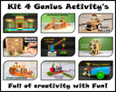 Kit4Genius® Science &amp; Fun DIY Activity Learning Educational STEM Toy for 7+ Years - Tinkering, Experiment, School Project, Innovation kit (200+ Project)