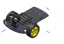 2WD Robotics Chassis With Motors Wheels And Accessories V2.0