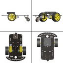 2WD Robotics Chassis With Motors Wheels And Accessories V1.0
