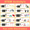 SunRobotics DIY Fun with Electronics STEAM Learning kit Explore Robotics, Science, Technologies, Engineering, Arts &amp; Mathematics (Non-Programming Series Age 10+)