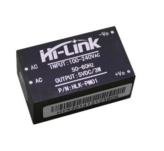 HLK-PM01 AC-DC 220V-5V Step-Down Power Supply Module by Hi-Link