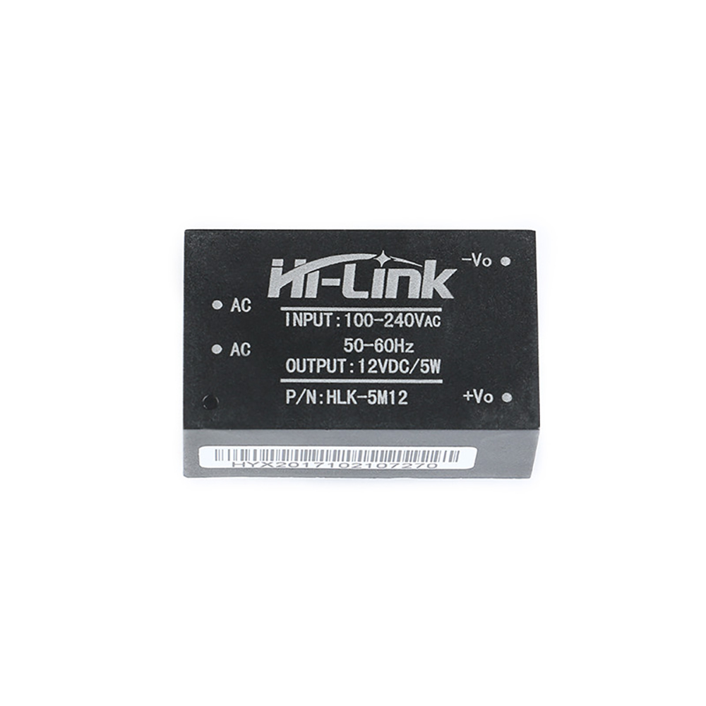 HLK-5M12 AC-DC 220V-12V 5W Step-Down Power Supply Module by Hi-Link